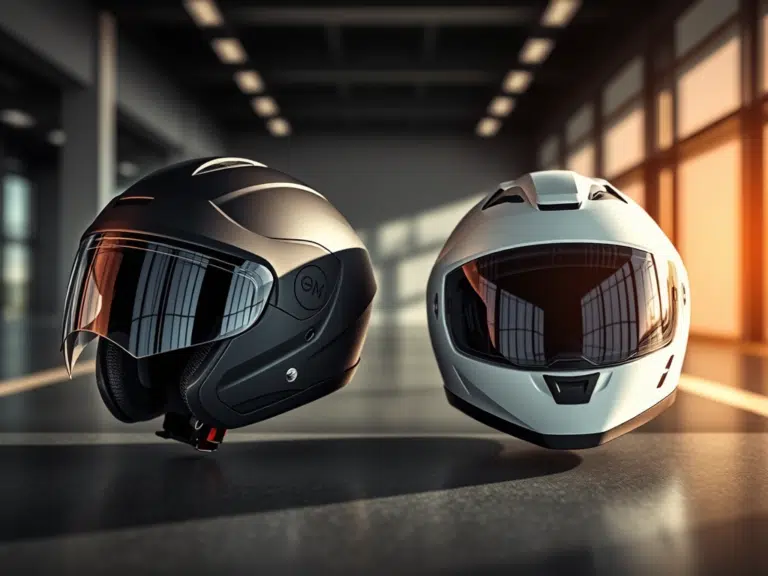 Cascos Integrales vs. Modulares para moto